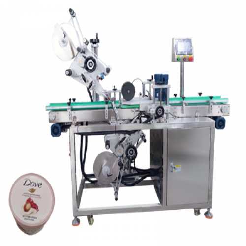 磨砂膏上下平面貼標(biāo)機(jī)